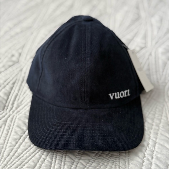 New Vuori Navy Performance cord Cap - Picture 1 of 6